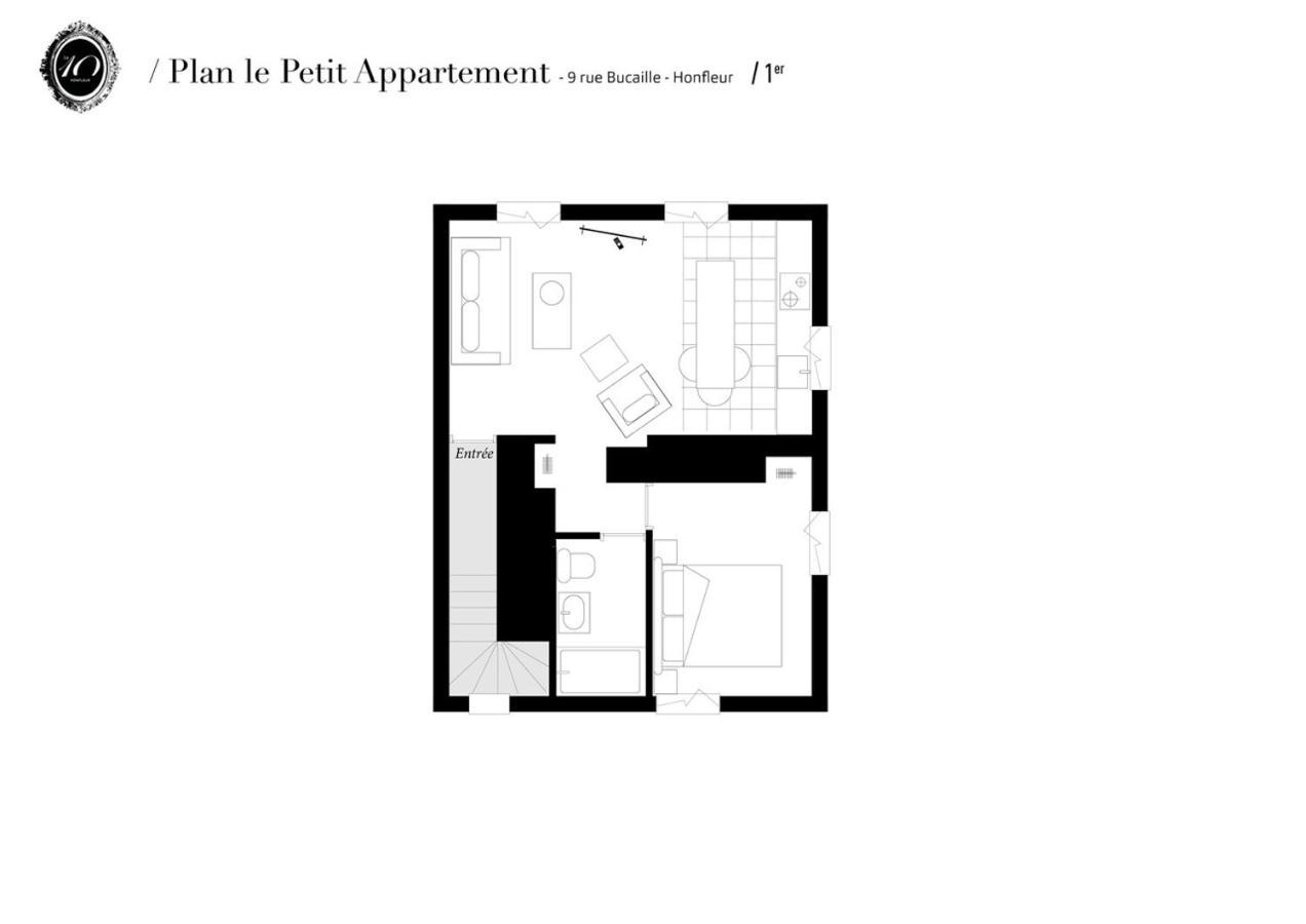La Petite Adresse Du 10Honfleur Apartment Екстериор снимка